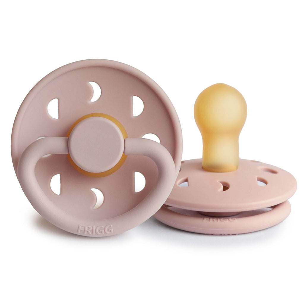 Frigg Moon Phase Natural Rubber Pacifier Blush