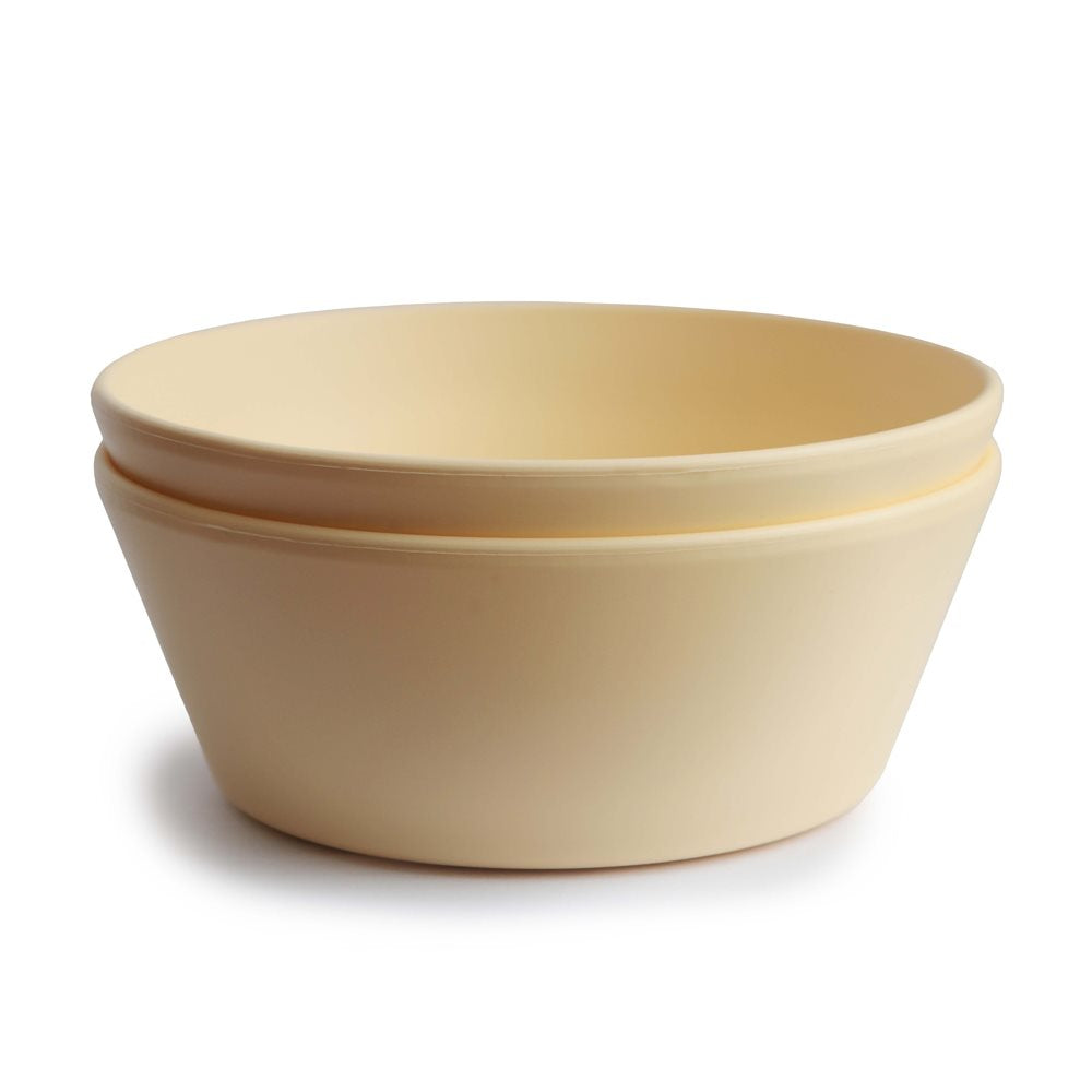 Mushie Dinnerware Bowls - Pale Daffodil